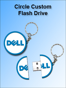 Circle Custom Flash Drive